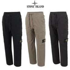 스* 융본딩 스판 미디움와이드 카고 팬츠