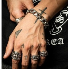 크* 크로스 ID 클래식 팔찌