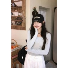 발**** 더블 로고 자수 볼캡 수입