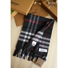 버** 캐시미어 체크 머플러