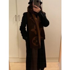 루* 스티치 레터링 캐시 머플러