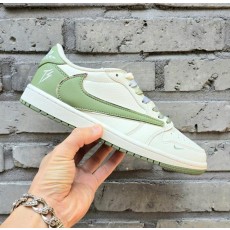 나** x 트래비스 스캇 x 프라그먼트 에어조던1 로우 그린 Travis Scott x Fragment Design x Air Jordan1 Low 0G SP AJ1 그린
